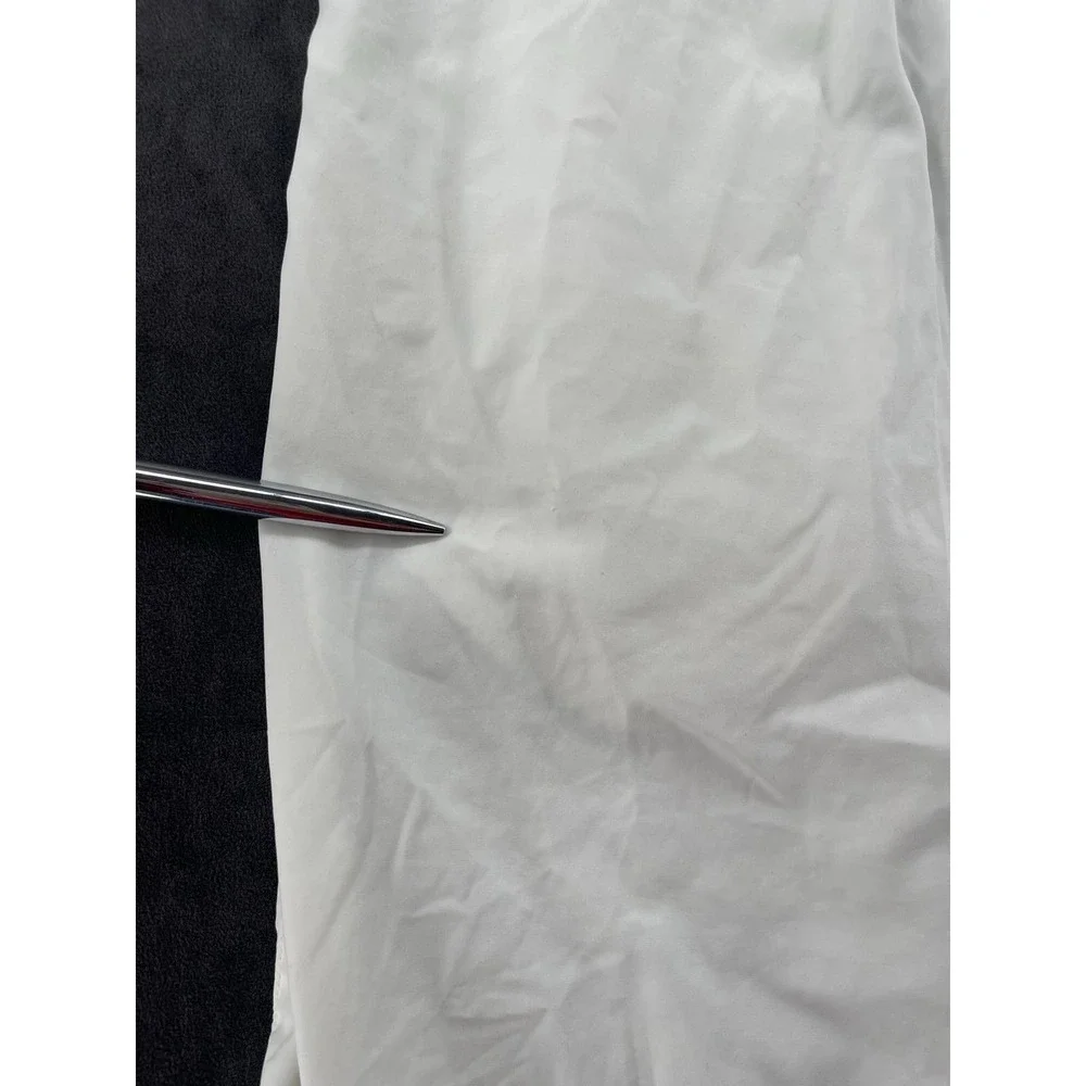 Y2K Adidas Men White Swim Trunks Shorts Size L‎ Mesh Lined Pockets Logo